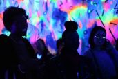 colorful crowd