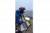 December 4, 2021 -Eclipse Day, team preparing