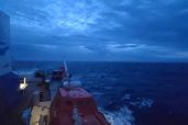 December 9, 2021 - View from the boat at night