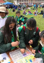 Girl Scouts at Bridging 2019