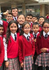 Bogota students.